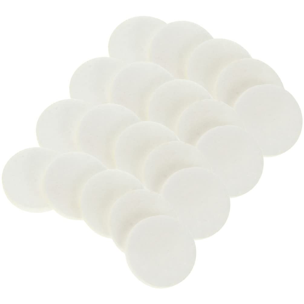 100 almohadillas de repuesto de algodón blanco para difusor de aceites esenciales
