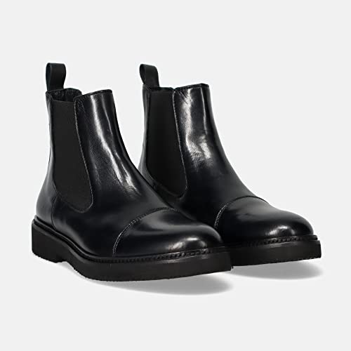 SANGIORGIO Bottines Beatles Femme Noir en Cuir Souple – D624 Softy Noir – Taille - Les Beatles, Paul McCartney, John Lennon, RIngo Starr, George Harrison SANGIORGIO Bottines Beatles Femme Noir en Cuir Souple - D624 Softy Noir - Taille – Image 3