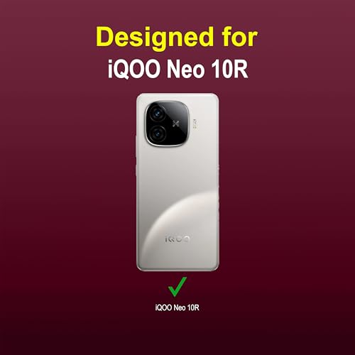 Image of amazon basics Back Case Cover for iQOO Neo 10R | Compatible for iQOO Neo 10R Back Cover | Liquid Silicon Magic Case with Camera Protection | Plum