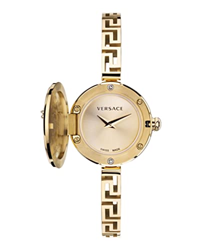 Versace Medusa Secret Collection Luxury Womens Watch Timepieces with a Gold Bracelet, Case and Dial2