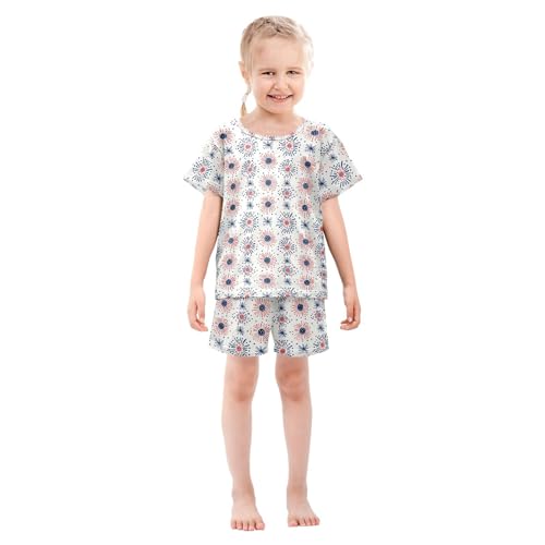 July 4th Independence Day Pajama Set Pajamas Sleepwear Nightwear Loungewear Clothes Set B0404557