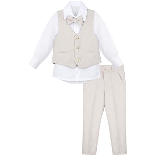 Lilax 5509 Boys Formal Suit 4 Piece Vest thumb #3