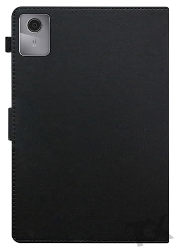 Image of TGK Flip Cover Case for Lenovo Idea Tab 11 inch 2025 TB-336ZU TB-336FU Executive Leather Built-in Pencil Holder (Black)