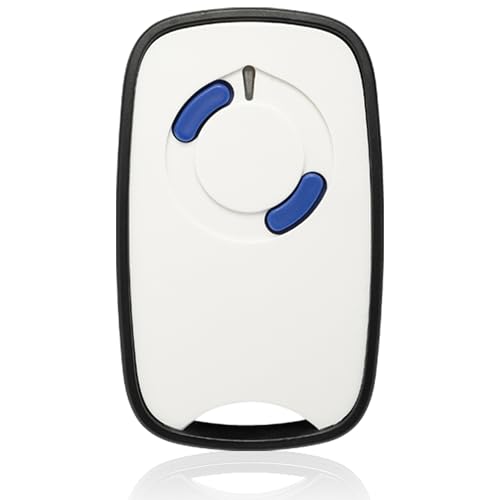  Koomando TDE2FC, Telecomando cancello Compatibile Faac TM1/TM2 433Mhz, sostituisce TM1 433 DS - DPH, TM2 433 DS - DPH, Made in Italy, Set facile con Microinterruttori, Pulsanti Robusti, Batteria 12V