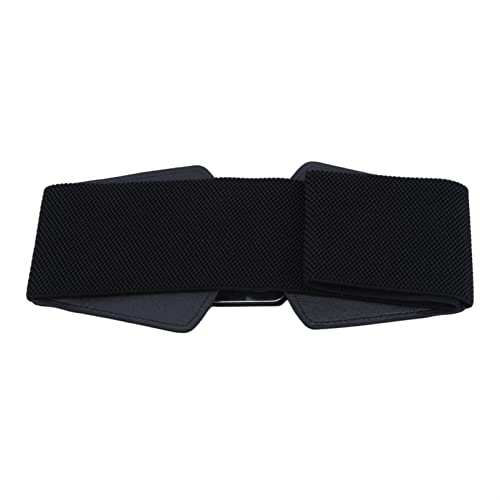 Women Wide Belt Vintage PU Leather Elastic Waist Belt Adjustable Waistband Stretch Cinch Belts3
