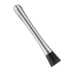 Rvs Muddlers, Cocktail Masher Mojito Muddler Barman Tool Barware Tool voor Mashing Mint Citroen Fruit, met PP Hoofd