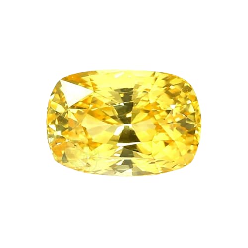 GemsMart Natural Srilanka Yellow Sapphire Stone Original Certified 5.25 Ratti AAA+++ Rated Geniune Pukhraj Ratan श्रीलंका येलो सफायर स्टोन ओरिजिनल सर्टिफाइड IGL Lab Tested Precious Loose Gem Deluxe Quality Pure Guruvallabh Peetmani Gemstone Unheated Untreated Natural EarthMine पुखराज स्टोन 5.25रती