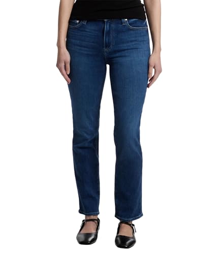 PAIGE Women's White Noise Grand Hem Jeans