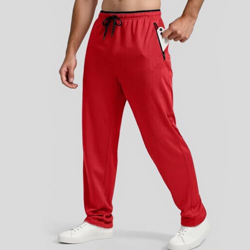 Men's Sweatpants Mesh Lightweight with Zip Pockets Breathable Athletic Pants for Workout Running E Motion Pants3