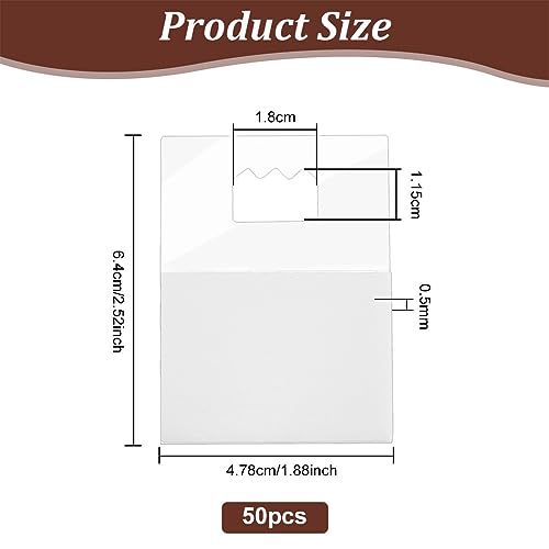 Image of BENECREAT 50Pcs Picture Hangers PVC Back Adhesive Slot Hole Hang Tabs Display Tags Hook No Nail Picture Hangers for Photo, Art Painting Hanging, Home Decor Hanging Accessories