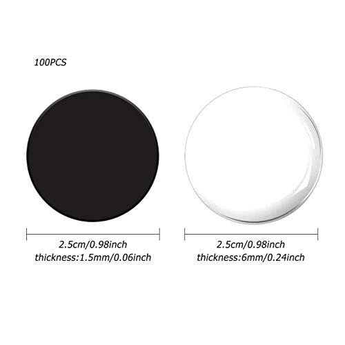 Yisscen 100 Pezzi Magneti frigo Fai da Te Mini