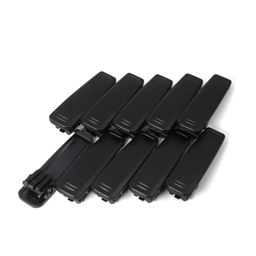 Szcmawo (10-Pack) MB-133 Belt Clip for ICOM Walkie Talkie F1000 F2000 F2100 F3400 F4400 A16 A25 Radio BP-278 BP-279 R30 Batteries