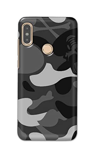Image of Printed Hard Back Cover Case for Mi Redmi Note 5 Pro Back Cover (Army Pattern) -702