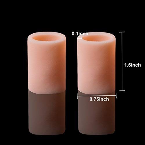 Image of Toe Sleeves,Gel Toe Protectors and Separators to Protect Hammer Toe, Corn, Calluses,Blisters