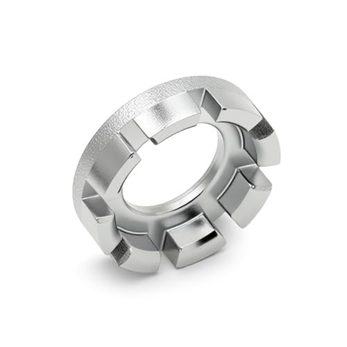 Llave de radios para bicicleta, 6 en 1, 10-15, acero de níquel templado, antióxido, para centrado de radios, ajuste de rueda y reparación (plata)