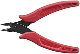 Klein Tools D275-5 Pliers, Diagonal Cutting Pliers with Precision Flush Cutter is Light and Ultra-Slim for Work in Confined Areas, 5-Inch