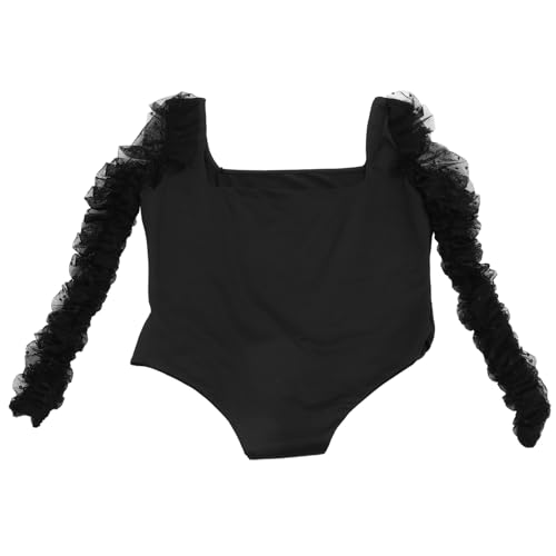 Homoyoyo Body De Manga Larga Espalda Abierta Body Corto Ajustado Para Mujer Mono Corto Para Vestir Elegante Ocasiones Especiales Fabricado Material Elástico y Cómodo