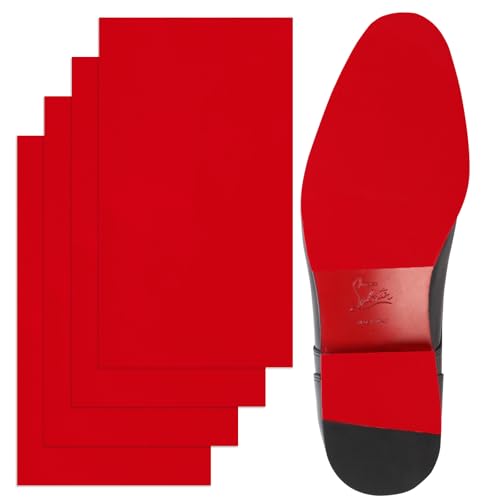 Image of Shoe Sole Protector, 4 Pcs Self Adhesive Shoe Bottom Protector for High Heels, Silicone Anti Slip Shoe Grips on Bottom of Shoes, Sole Guard Non Slip Pads for Shoes(12'' by 5'')