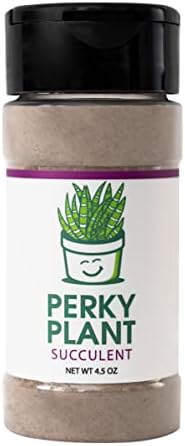 Perky Plant | Water Soluble Organic Succulent Plant Food Fertilizer | Formulated for Live Indoor House Plants | Simply Shake in Watering Can or Plant Pots