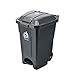 Hausmülltonnen Treten Auf Den Mülleimer, Hohe Kapazität 50 Liter / 70 Liter Zu Plastikmülltonnen, Mülleimer Altpapierkorb (Farbe: Grau 70L)