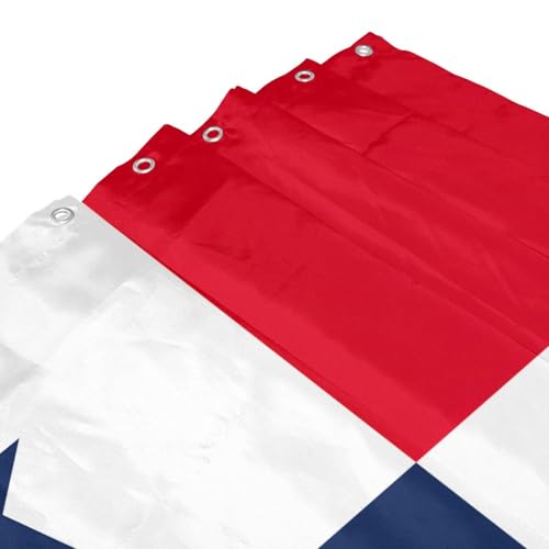 Rideau de douche polyester imprimé Panama avec 12 œillets - 6