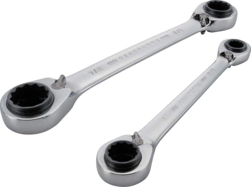 Image of CRAFTSMAN Ratchet Wrench Set, SAE, 2Piece with Ratcheting Box End (CMMT12073) (Pack of 12)