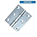 Stainless Steel Heavy-Duty Thickened Industrial Machinery Equipment Hinge High Load-Bearing 1Pcs(80x69mm-2)