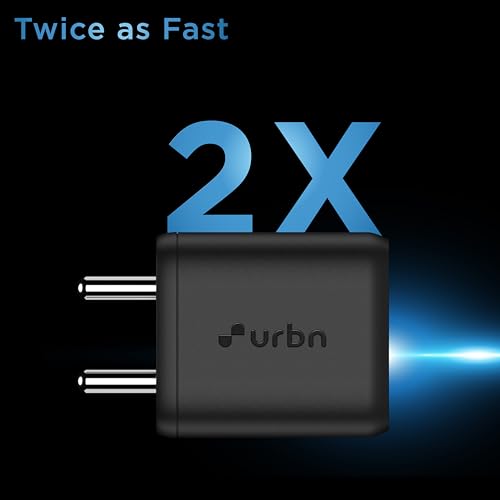 URBN 20W USB C iPhone GaN Charger | 2X Faster Charging | Power Delivery (PD) Adapter |for iPhone 15/14/13/12/11/Pro/Max/Mini | Samsung Galaxy | OnePlus, Pixel, Mi Redmi & More
