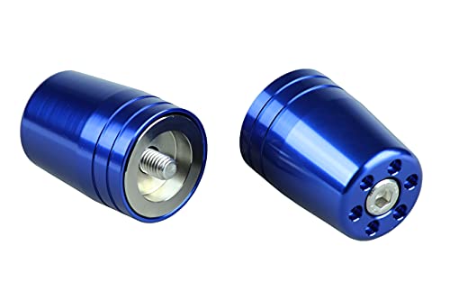 ポッシュ(POSH) ハンドルバーエンド ウルトラヘビーバーエンド カワサキ純正ハンドル M8用 NINJA250 | Z900RS | ZRX1200DAEG 等 ブルー 031579-01