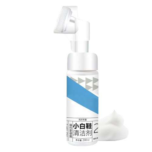 Genérico 200ml Espuma Limpiadora De Zapatos Kit Limpieza De Zapatillas Limpiador En Espuma Para Zapatos Blancos - Elimina Manchas Amarillas Y Suciedad - Para Tela//Goma - Sin Necesidad De Enjuague