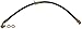 Dorman H620752 Brake Hydraulic Hose Compatible with Select Honda Models