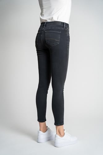 Mavi Damen Adriana Jeans, Smoke Brushed Street, Mid-Rise, Super Skinny, 32W 32L – Ansicht 2