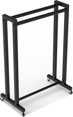 Raqueta rodante resistente con ruedas bloqueables, ideal para escuelas, garaje y tiendas minoristas