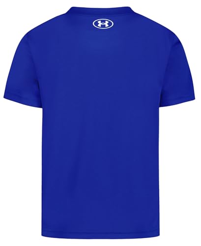 Image of Under Armour Boys Short Sleeve Logo Graphic T-Shirt, Lightweight & Breathable, Relaxed Fit