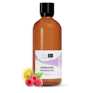 Freshskin Beauty LTD | Bubblegum Fragrance Oil 100ml - Candles, Bath Bombs, Soap Making, Reed Diffusers & Wax Melts - Cosmetic Grade - Vegan Friendly