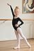 DANSHOW Girls' Team Basic Long Sleeve Leotard for Toddler Gymnastics Dance Ballet(2KD3028-XL-06)