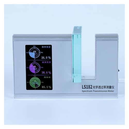 Medidor de transmitancia de luz, medidor de transmisión de película solar de alta precisión para medición UVT, IRT, VLT y SHGC