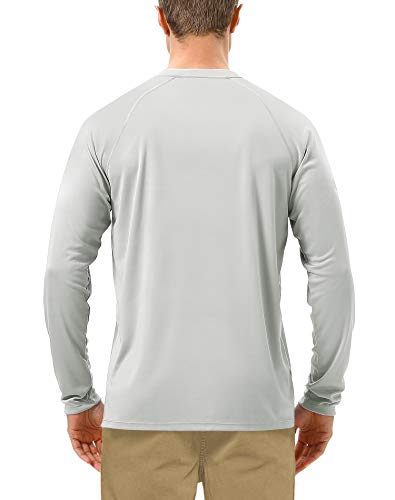 roadbox mens upf 50 uv sun protection shirts outdoor long sleeve spf rash guard for fishing hiking swimming running