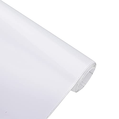 Vinilo Para Coche Pegatinas de automóvil Satinado Matt cepillado lámina negra auto mate mate envolturas de automóviles de película calcomanía de vehículo 10x100cm 30x100cm Vinilos Para Coches(White Ca