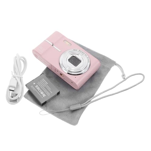 Appareil photo numérique compact SHINEOFI léger avec zoom portable pour filles et garçons