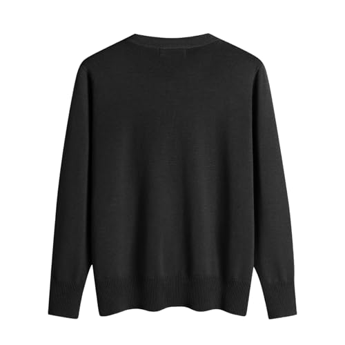 OIOLOYJM Fall Cashmere Sweaters for Women 2025 V Neck Long Sleeve Tops Knitted Pullovers Lightweight Merino Wool Sweater