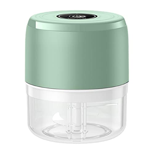 Rtuopk 2�� �d���݂���؂�� �|�[�^�u�� �t�[�h�v���Z�b�T�[ USB�[�d�� �~���T�[ �N���b�V���[ �n���h�w���h �X���C�T�[ �N�b�J�[ ���@�\ �y�� ���s �L�b�`���ɓK�p, 100ml �O���[��