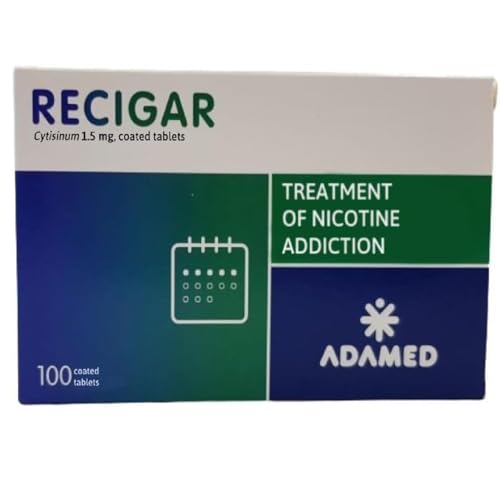 DUOshop Recigar 100 Tablets 1 5mg Stop Smoking Made in Poland.Quit Smoking and say Goodbye to the Habit.