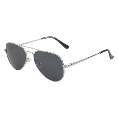 Image of Fueel Polarized Aviator Sunglasses for Men & Women | UV Protected Retro Half Frame Sunglasses | Lightweight Stylish Frame