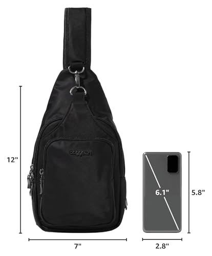 Image of Baggallini Women's Central Park Sling 12 inchx7 inch Crossbody Bag W /Convertible Adjustable Shoulder Strap