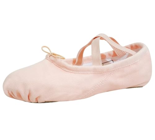 Chaussures de danse classique en toile double couche pour enfants et adultes