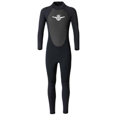 QATOBI Trimonos Triatlón Hombre D.A.F, Neopreno Completo, Piragüismo Buceo Trajes Húmedos(3mm Black1,3XL)