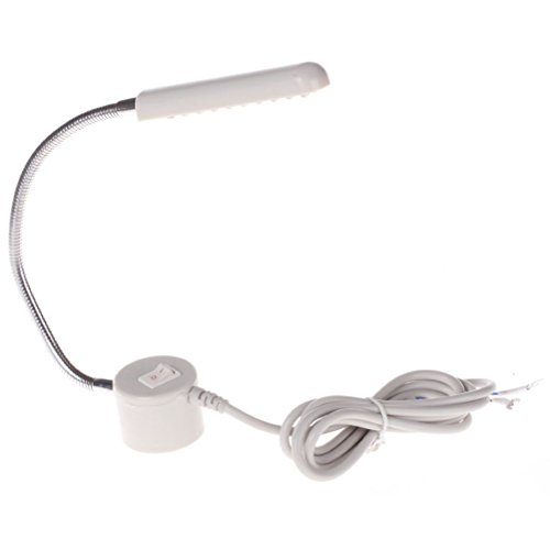 Preisvergleich Produktbild Pixnor 220V Nähmaschine leichte weiße 20-LEDs magnetische Befestigung Light