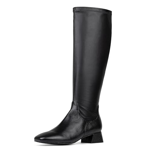Donald Pliner Women's Regina Nappa Stretch Fashion Boot, Black, 6.5