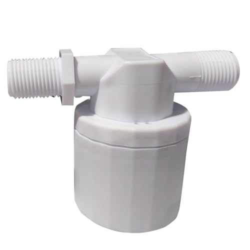 Water Level Control Float Valve, Tank Fill Valve, Automatic 1/2-Inch Leak-Proof Aqua Controller, Pool Irrigation Garden Accessories for Aquarium, Pond, Industrial, Agricultural Use, White Water Level Control Float Valve, Tank Fill Valve, Automatic 1/2-Inch Leak-Proof Aqua Controller, Pool Irrigation Garden Accessories for Aquarium, Pond, Industrial, Agricultural Use, White